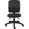 Boss Fabric Task Chair, 21 1/2-, Armless, Black B3035-BK - alternate 1