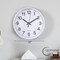 Clockswise White 10-In Analog Clock - Silent, Non-Ticking for Wall Battery-Operated Perfect for Home QI004744.WT.10 - alternate 6
