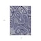 Homeroots 8' X 10' Plum And Ivory Geometric Washable Indoor Outdoor Area Rug 631398 - alternate 6