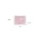 Homeroots 70" X 55" Pink And White Cotton Blend Woven Herringbone Plush Throw Blanket with Tassels 474024 - alternate 3