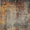 Homeroots 10' X 14' Copper Terra Cotta And Black Abstract Washable Indoor Outdoor Area Rug 606103 - alternate 8