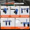 Vevor Push Beam Trolley Manual Trolley 4400 lbs/2 Ton Load 2.5"-7" Adjustable 2T-F - alternate 2