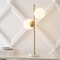 Jonathan Y Amelie 28" 2-Light Coastal Vintage Iron LED Table Lamp, Brass Gold/White JYL1107A - alternate 7