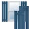 Ekena Millwork True Fit PVC Three Board Spaced Board-n-Batten Shutters, Sojourn Blue , 17 1/8W x 44H, PR TFP101SBF17X044HB - alternate 1