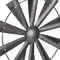 Homeroots 21" Gray Metal Windmill Hand Painted Sculpture 483250 - alternate 5