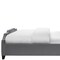 Homeroots Gray Solid Wood Queen Tufted Upholstered Velvet Bed with Nailhead Trim 544920 - alternate 6