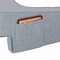 Lavish Home Reading Pillow for Gaming Lap Desk Pillow with Arm Rests, Storage Pockets, Removable Washable Cover HT-PILLOW5-GRY - alternate 8