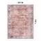 World Rug Gallery Vintage Bordered Machine Washable Non Slip Area Rug 5 ft x 7 ft Red 6027RED5X7 - alternate 6
