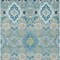Homeroots 9' X 12' Teal Blue Green And Ivory Oriental Washable Indoor Outdoor Area Rug 597714 - alternate 7