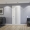 Sartodoors Interior Double Doors 84 x 96 inches, BASIC 4906 White with Black Glass, Wood Interior Solid Panel BASIC4906DD-WS-8496 - alternate 3