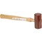 Vaughan 8 Oz. Rawhide Mallet with Wood Handle, Model RM175 VN58214 - alternate 4