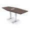 Skutchi Designs 6 Person Conference Table With Power Unit | 6' Hexagon Table | Harmony Series HAR-HEX.IR-36X72-T-H3041-ESIL - alternate 1
