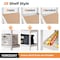 Homedant 5-Tier Boltless Heavy Duty Metal Shelving Unit, 35.9"W x 16.2"D x 71.3"H, White 805901 - alternate 6
