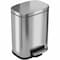 Hls Commercial 1.32 Gallon / 5 Liter Stainless Steel Soft Step Pedal Commercial Trash Can with Removable Plastic Liner and Odor Filter HLSS01R - alternate 1