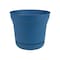 Bloem Planter, 12.3 in Dia, Saturn Design, Deep Sea, Matte SP1233 - alternate 3