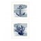 Homeroots Set Of Two The Beach Coastal 1 White Framed Print Wall Art, 2PK 408169 - alternate 1