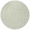Homeroots 8' Artichoke Green And Ivory Round Geometric Washable Indoor Outdoor Area Rug 602403 - alternate 8