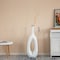 Uniquewise 36-Inch Frosted White Fiberglass Tall Floor Vase - Decorative Vase for Modern Home Decor QI004677.M - alternate 10