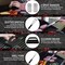 Home-Complete Griddle Accessories 28PC Grill Set w/ Stainless Steel Spatulas, Tongs, Cleaner, Dome & Carry Bag KIT-OUT2 - alternate 8