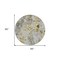 Homeroots 8' Taupe Ivory And Tan Round Floral Washable Indoor Outdoor Area Rug 583150 - alternate 7