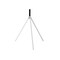 Happimess Aiden 70.4in 5-Hook Metal Coat Rack, Black/White HPM8001B - alternate 5