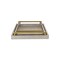 Homeroots Set of Two Taupe Wood Geometric Handmade Serving Trays With Handles 518594 - alternate 8