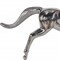 Homeroots 19" Nickel Metal Horse Figurine Tabletop Sculpture 364226 - alternate 5
