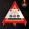 Xpose Safety 4-Piece Emergency Roadside Kit Reflective Triangles w/Storage Case, 3PK WTR-3 - alternate 5