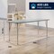 Flash Furniture Wren 60 in x 24 in Adjustable Height Activity Table, Thermal Laminate Top, Short Legs, Gray XU-A2460-REC-GRY-T-P-GG - alternate 3
