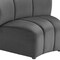 Homeroots 42" Black Velvet Modular Sofa 573987 - alternate 8