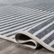 Jonathan Y Shutter Minimalist Striped Plaid Machine-Washable Dark Gray/Cream 2 ft. x 8 ft. Runner Rug WSH305A-28 - alternate 8