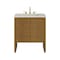 James Martin Vanities Hudson 30" Single Vanity, Honey Oak w/ 3 CM Siberian Silestone Top 435-V30-HNO-3SFR - alternate 1