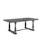 Homeroots 84" Gray Wood Trestle Base Dining Table 631268 - alternate 4