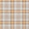 Homeroots 5' X 8' Peach And Beige Plaid Washable Indoor Outdoor Area Rug 601345 - alternate 6