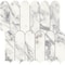 Daltile Eclessia Marble Natural Stone Elongated Fan Mosaic Polished, 9.60 SQFT Per Carton, 10PK M347ELFANMSPL - alternate 1