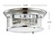 Jonathan Y Lauren 13.25" 2-Light Metal/Glass LED Flush Mount, Chrome JYL7446C - alternate 7