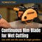 Powertec 7in Continuous Rim Diamond Saw Blade for Wet Tile Saw, Diamond Blade for Cutting - 1PK 14008 - alternate 5