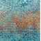 Homeroots 8' X 10' Blue Terra Cotta And Black Abstract Washable Indoor Outdoor Area Rug 603086 - alternate 8