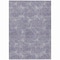 Homeroots 5' X 8' Purple And Ivory Geometric Washable Indoor Outdoor Area Rug 614108 - alternate 1
