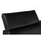 Homeroots 100" Black Top Grain Leather Reclining Metal USB Sofa 720357 - alternate 6