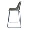 Homeroots 27" Green and Black Leather and Iron Counter Height Bar Chair 527555 - alternate 5