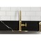 Kingston Brass Single-Handle Kitchen Faucet, Brushed Brass KSD2437RNK - alternate 4