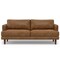 Homeroots 76" Brown Leather Sofa 640999 - alternate 7