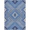 Homeroots 9' X 12' Blue Gray And Ivory Tribal Washable Indoor Outdoor Area Rug 598104 - alternate 7
