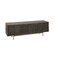 Homeroots 20in Brown Solid Wood Cabinet Enclosed Storage TV Stand 380197 - alternate 6