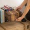 Vintiquewise Rectangular Rustic Dark Wooden Treasure Chest, Decorative Storage Box and Organizer QI004852 - alternate 6
