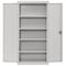 Sandusky Lee Shelving Storage Cabinet, 72 in H, 36 in W, 24 in D, Recessed Pull, Keyed, Gray, 4 Shelves EA4R362472-05 - alternate 5