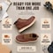 Handpoint Mens 6 in Soft Toe Moc Toe Work Boots-Slip Resistant SureTrack Boots, Full Grain Leather, 12 CK30-8494-D-12 - alternate 4