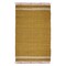 Homeroots 3' X 5' Mustard Striped Hand Woven Area Rug With Fringe 557084 - alternate 7
