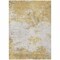 Homeroots 5' X 8' Gold Brown And Beige Abstract Washable Indoor Outdoor Area Rug 599491 - alternate 6